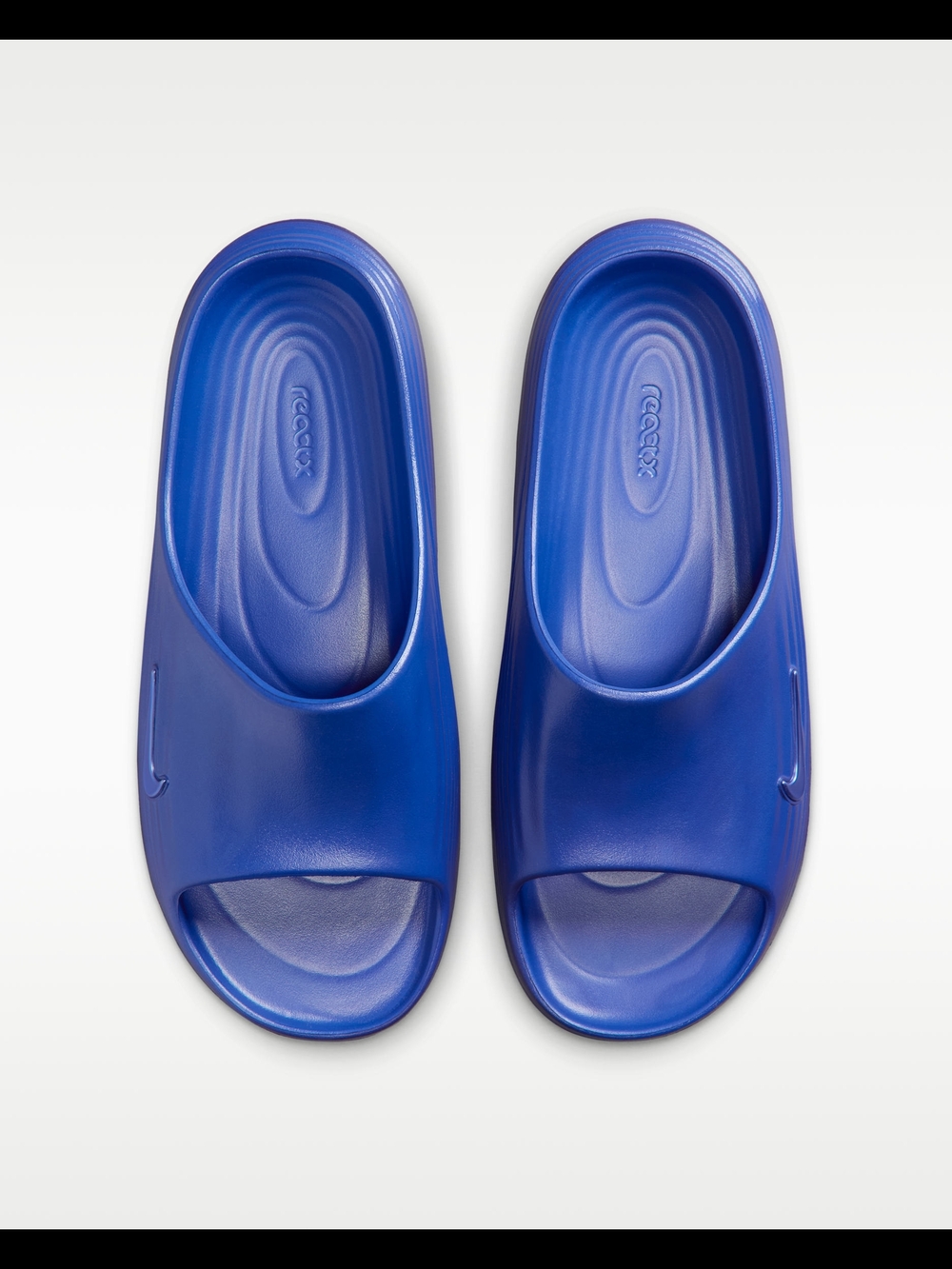 Nike Men's ReactX Rejuven8 Deep Royal Blue Slides Size 8 - Picture 2 of 8